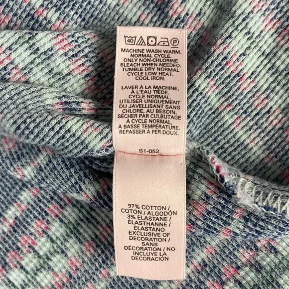 NEW Victoria's Secret Blue 2 Piece Knit  Pajama Set - Picture 12 of 16